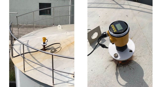 雷達(dá)液位計(jì)現(xiàn)場(chǎng)安裝圖 雷達(dá)液位計(jì)現(xiàn)場(chǎng)安裝圖