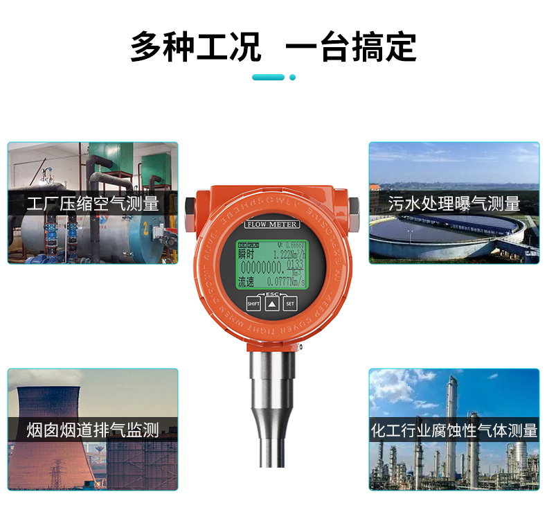 熱式氣體質(zhì)量流量計產(chǎn)品使用工況