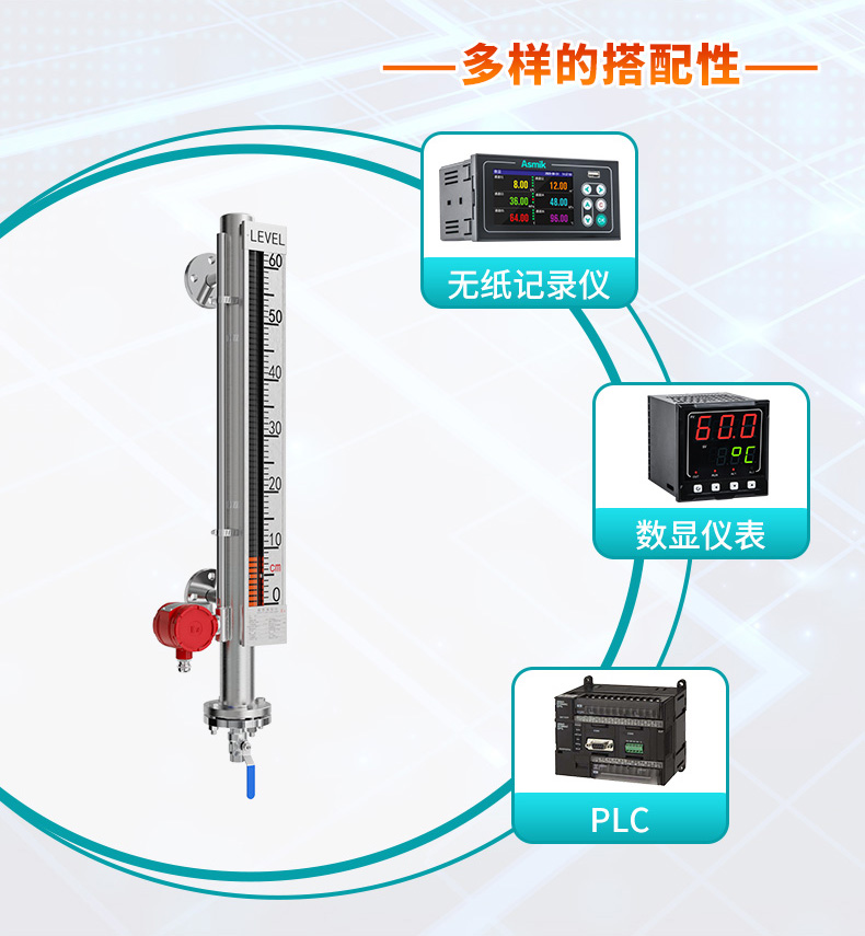 米科MIK-UZ磁翻板液位計(jì)搭配多樣性